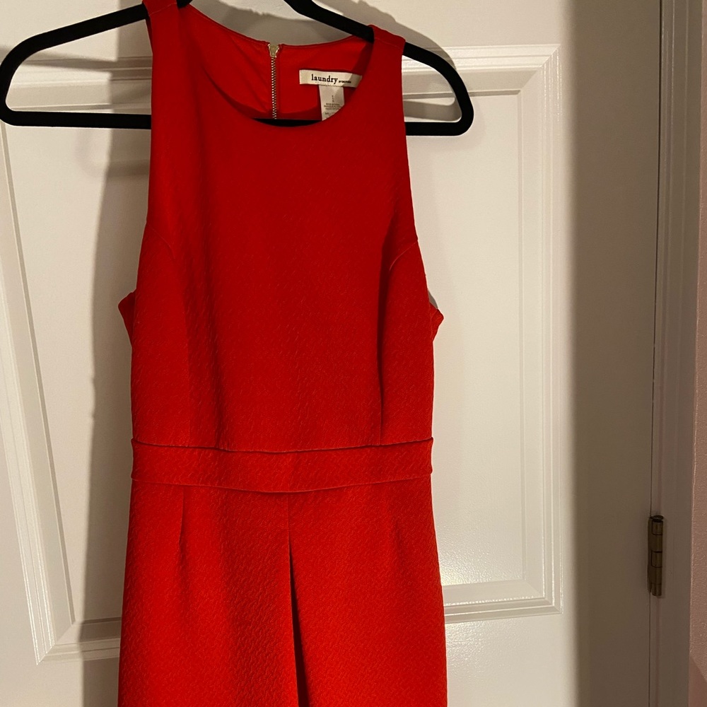⚡️CLEAROUT⚡️ Laundry By Design Textured Red Dress
